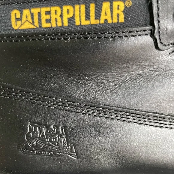 CAT Caterpillar colorado - Men's leather Boots winter boots black - Picture 5 of 12